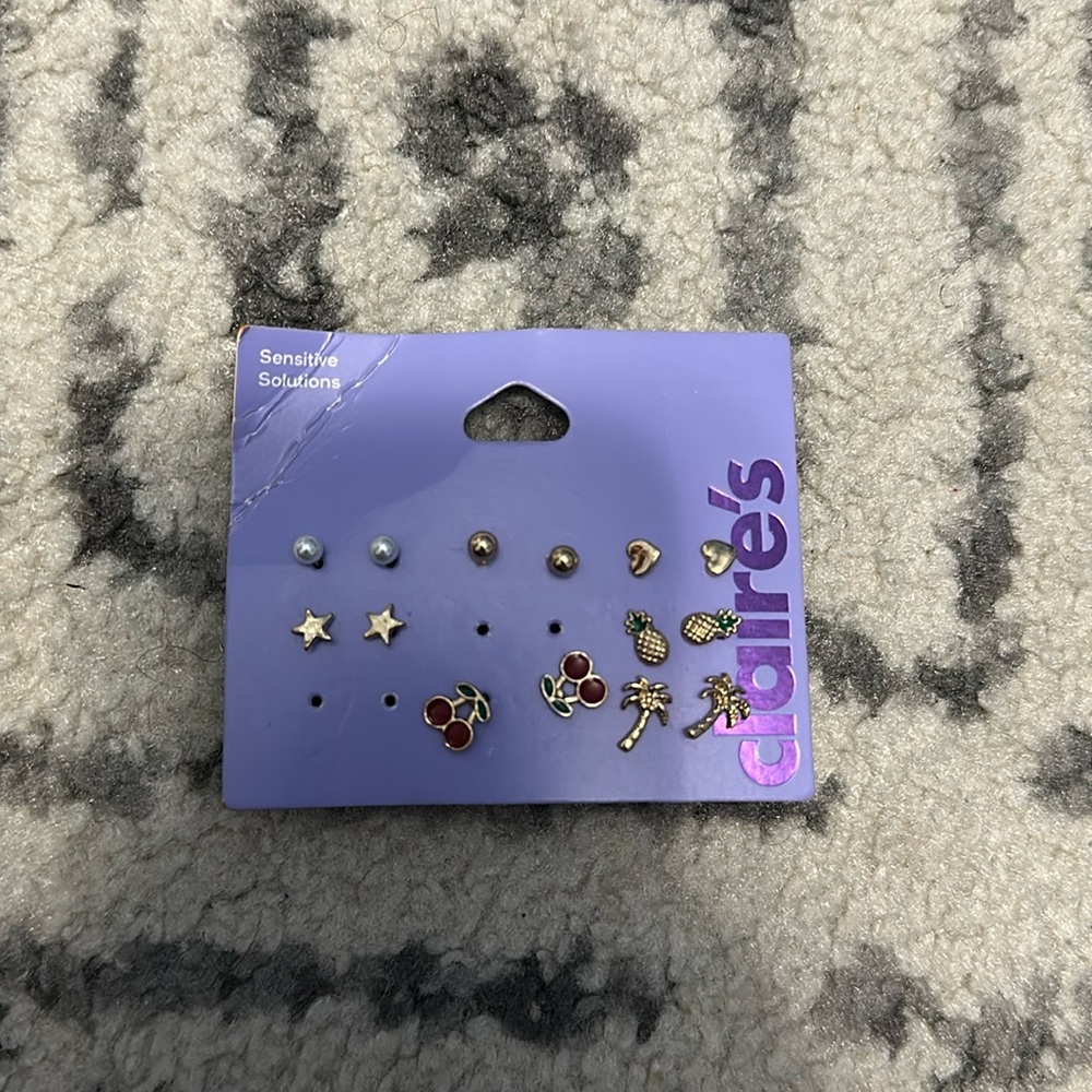 Claire's Mixed Stud Earring Set